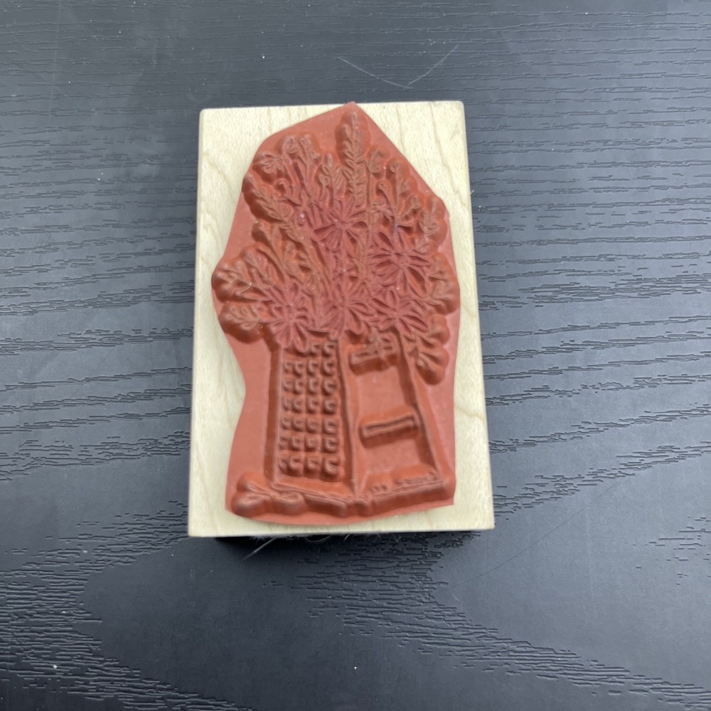 Flowers In A Cheese Grader Embossing Stamp - Picture 2 of 8